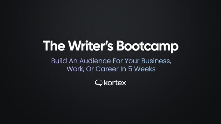 Dan Koe – The Kortex Writer’s Bootcamp (Curriculum Only)