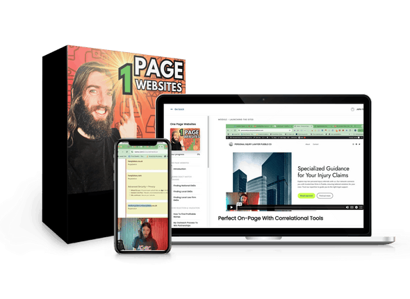 SEO Jesus – One Page Website