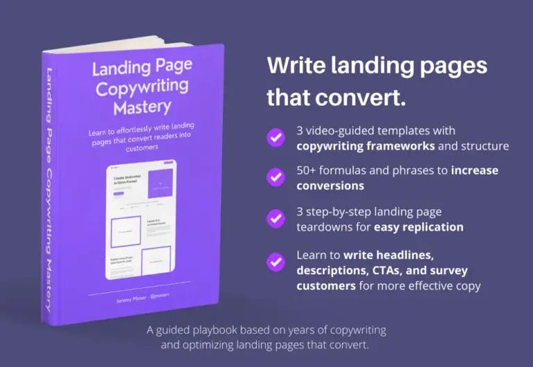 Jeremy Moser – Landing Page Copywriting Mastery