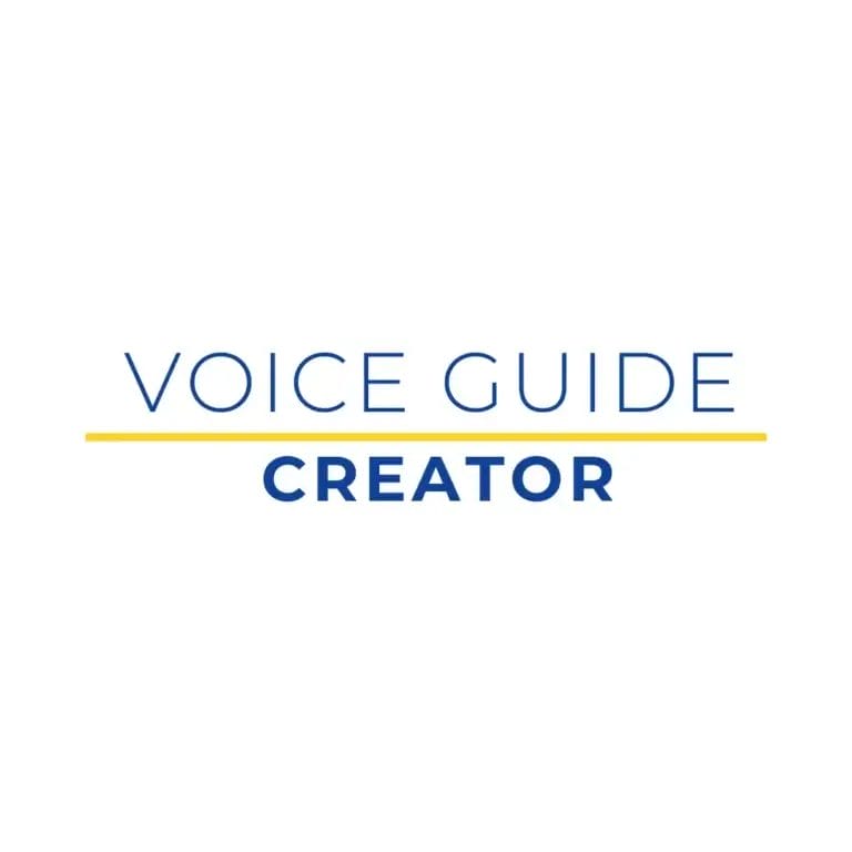 Justin Blackman Voice Guide Creator