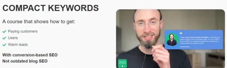 Edward Sturm – SEO – COMPACT KEYWORDS – TOP COURSE